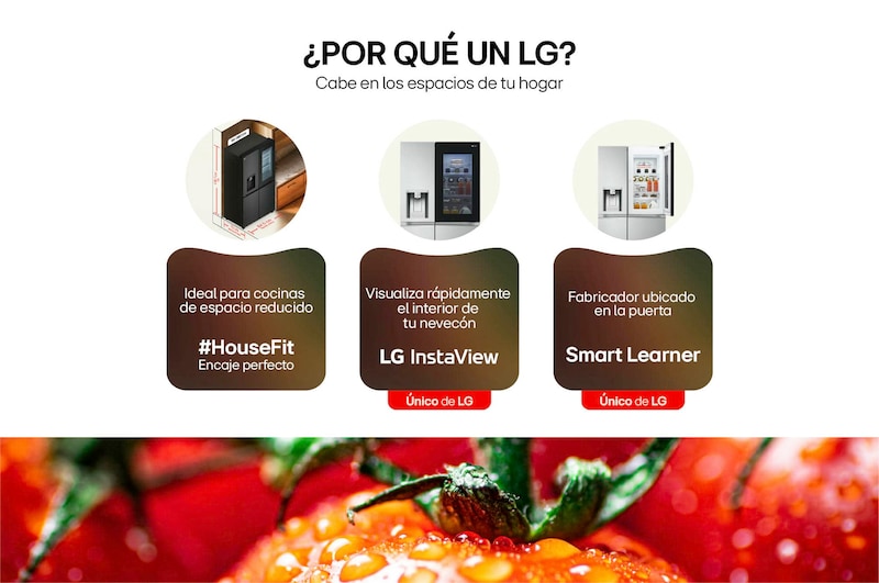 funcionalidades Nevecon Side By Side InstaView Door-In-Door LG GS66SXSC